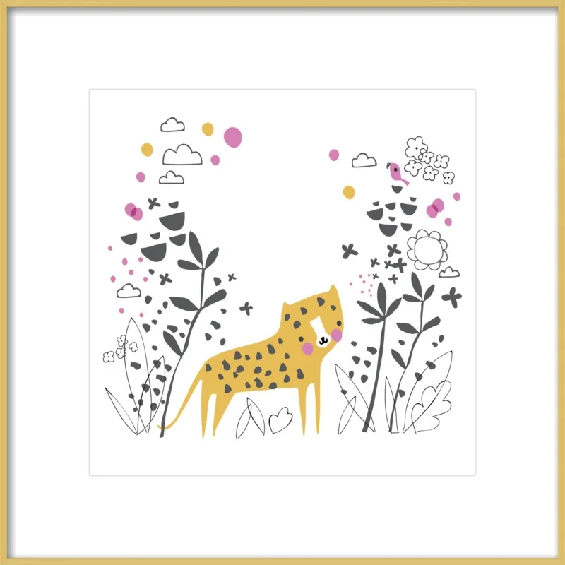 Little jungle leopard by Lizzie Mackay for Artfully Walls