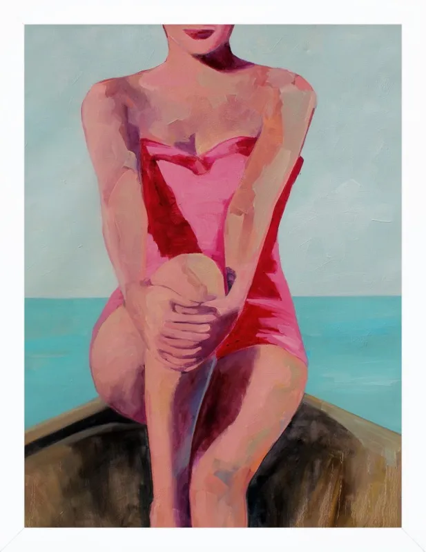 Woman in a Boat by T. S. Harris for Artfully Walls