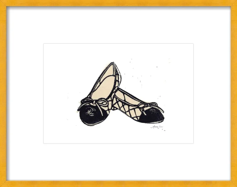 Chanel Ballet Flats by Anna See for Artfully Walls
