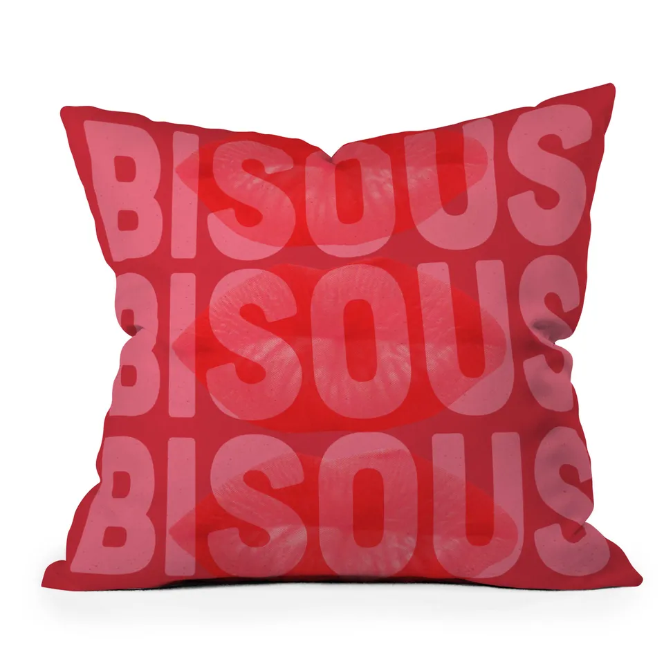 Bisous by DENY Designs - Indoor Throw Pillow 20" x 20"