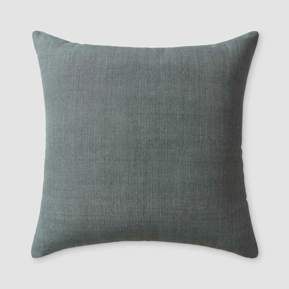 The Citizenry Prisha Linen Pillow | 24" x 24" | Light