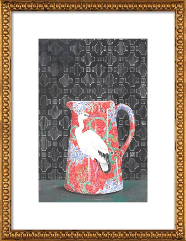Red Vase by Miri Eshet for Artfully Walls