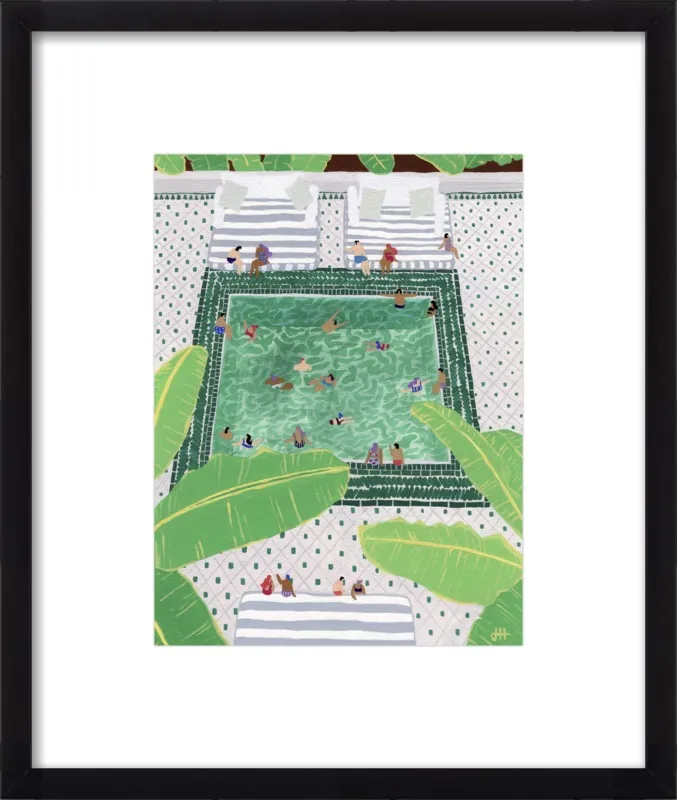 Green Riad by Joanne Ho for Artfully Walls