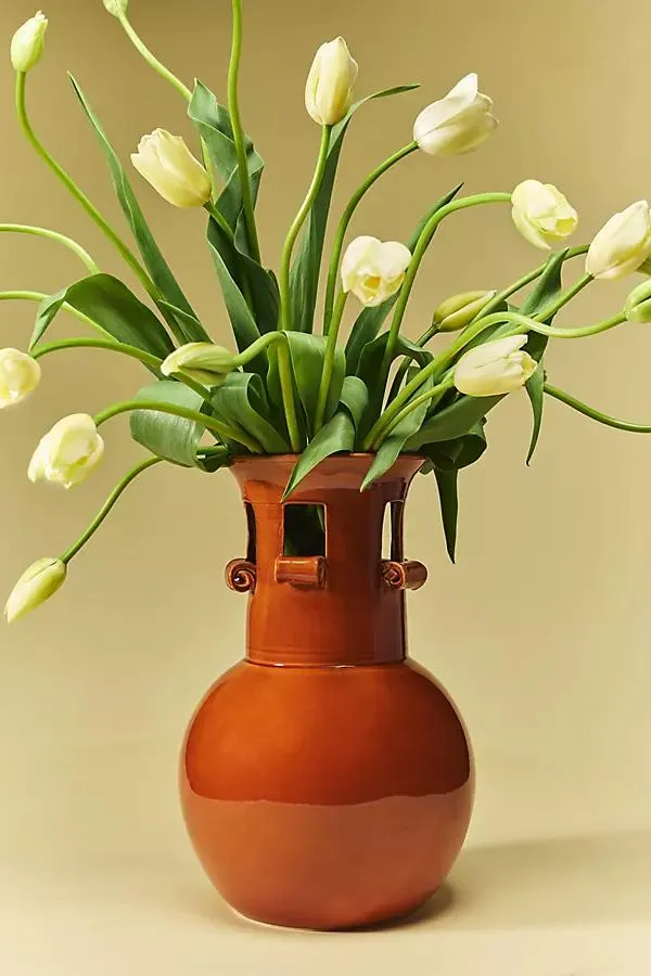 Italian Peeled Large Scale Vase