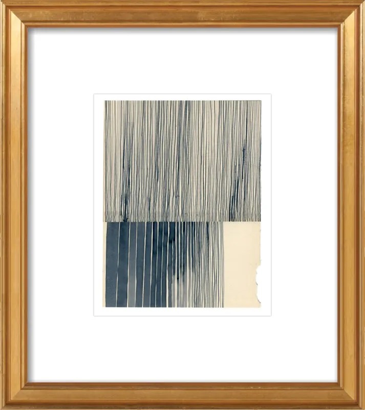 Not a Circle (Payne's Grey 1) by Kate Castelli for Artfully Walls