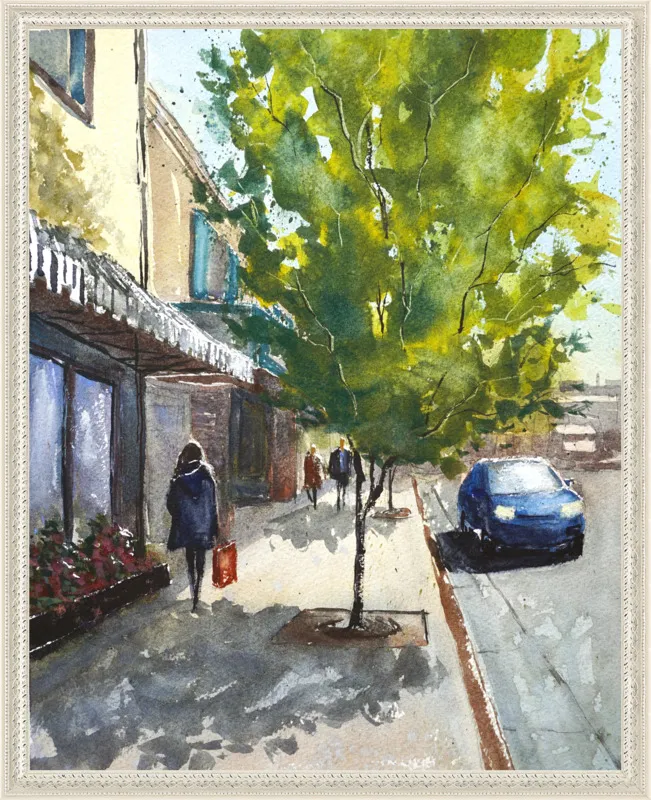 Shops in Laguna by Lauren Dusing for Artfully Walls