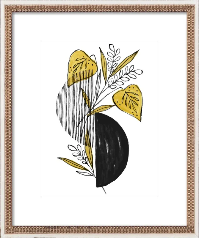 Midnight Foliage by Cece Merkle for Artfully Walls