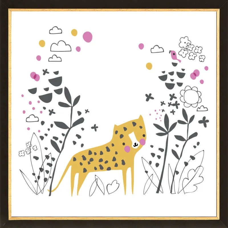 Little jungle leopard by Lizzie Mackay for Artfully Walls