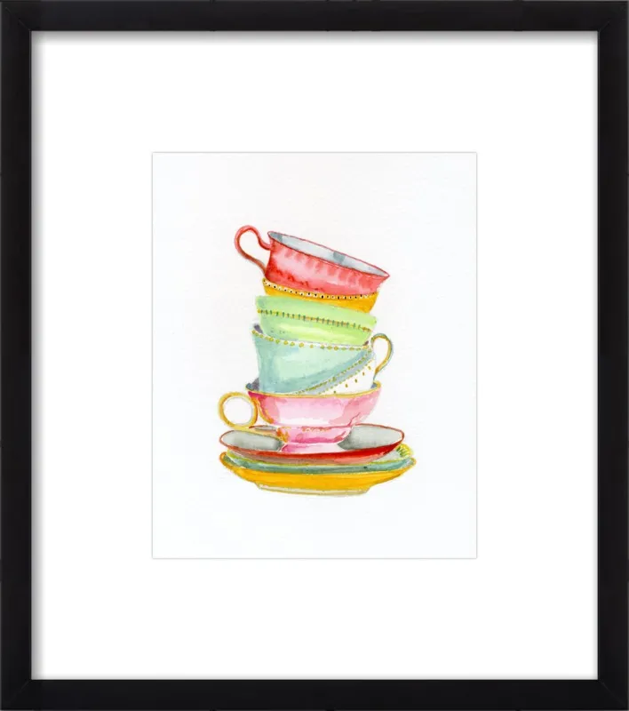 Teacups by Miri Eshet for Artfully Walls