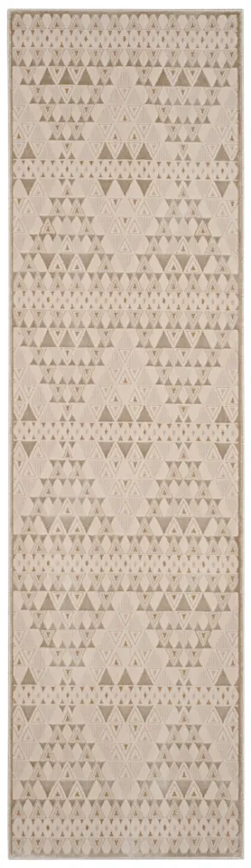 Arlo Home Woven Area Rug, NBL616-5480, Light Beige/Cream,  2' 2" X 8'