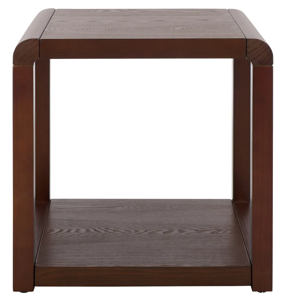 Omara 2 Tier Side Table - Walnut
