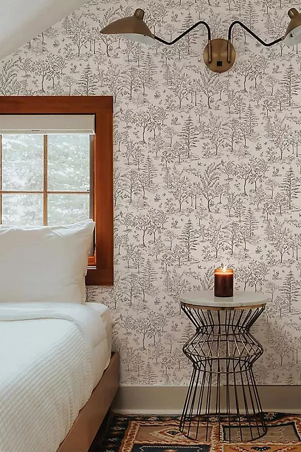 Arbor Toile Vintage Inspired Peel-and-Stick Wallpaper