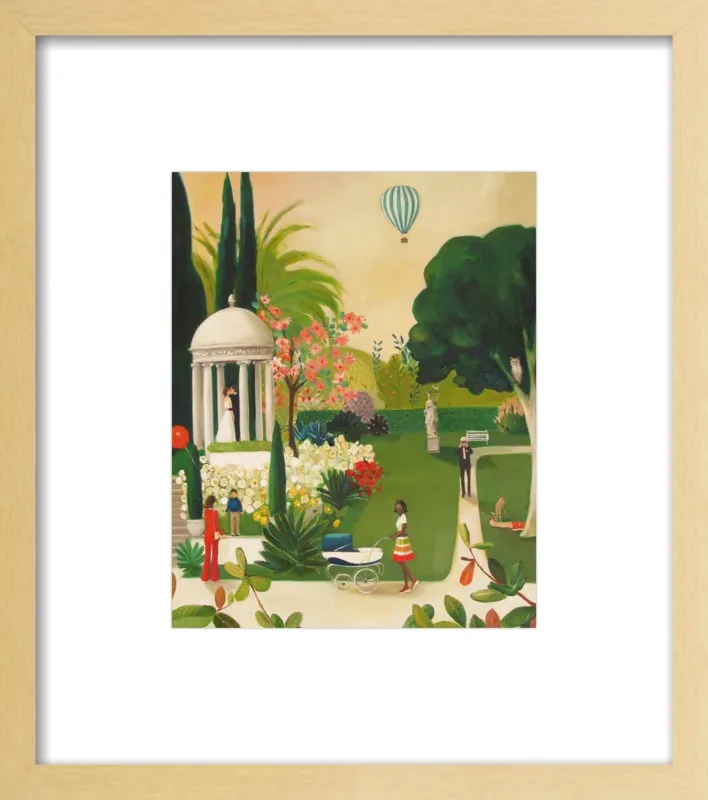 A Fainting in the Botanical Gardens by Janet Hill for Artfully Walls
