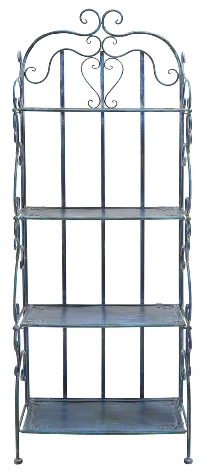 Tyrique 4 Tier Shelf Unit - Mossy Blue