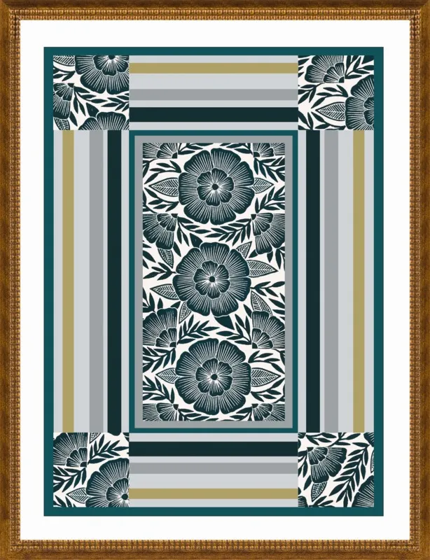 Botanical Frame 1 by Katharine Watson for Artfully Walls