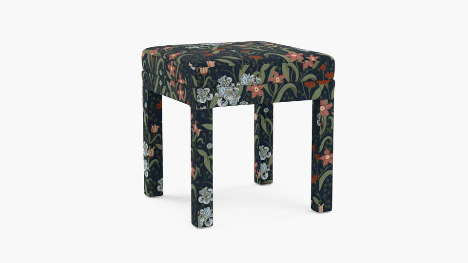 Parsons Ottoman, Nightshade Bloomsbury