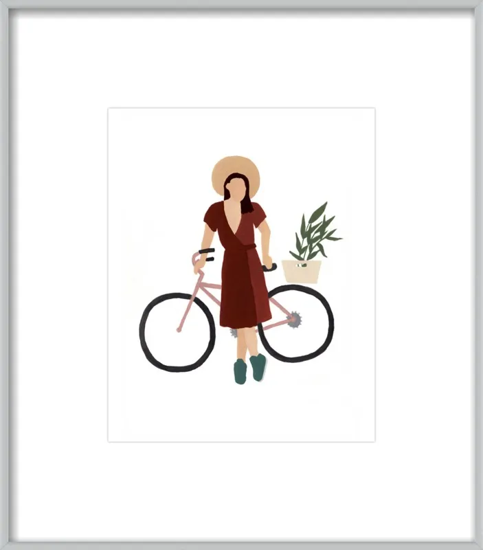 Biking Beauty by Taylor Ann for Artfully Walls