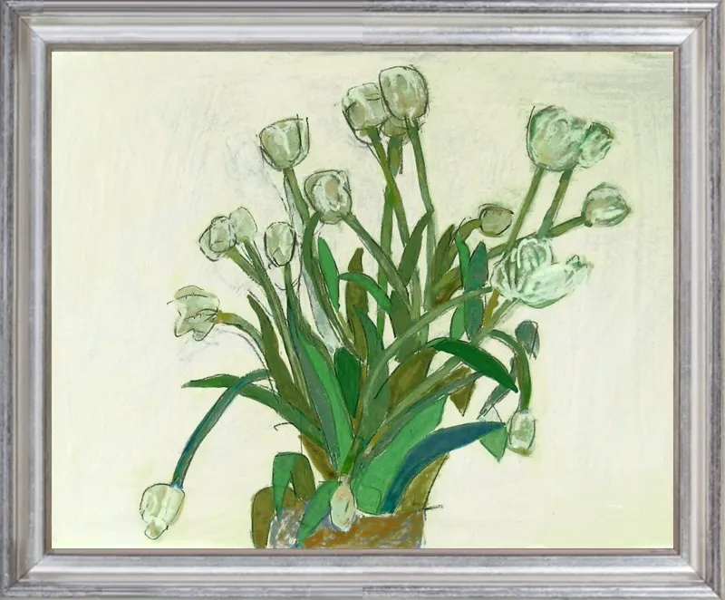viridiflora tulip by Liz Innvar for Artfully Walls