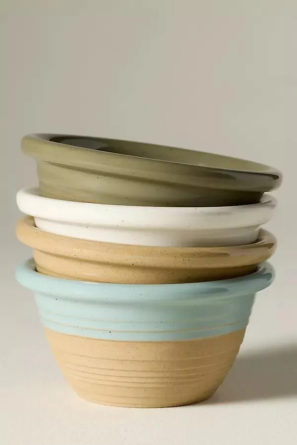 Scotia Stoneware Fruit Bowls, Set of 4