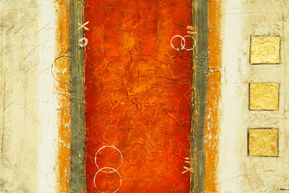 Surya Wall Decor HPO-5042 72"H x 48"W Framed Art