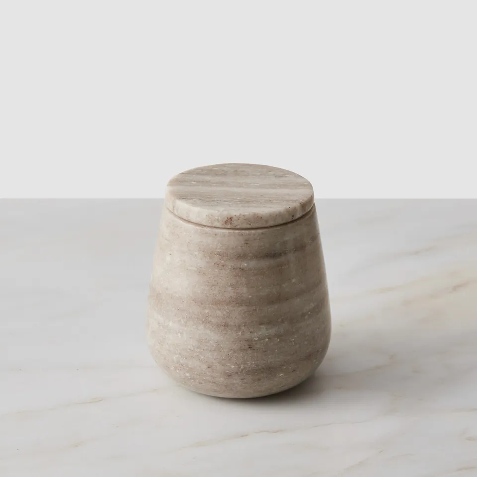 The Citizenry Riya Marble Canister | Natural