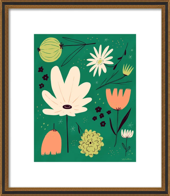 Spring Flowers by Erin Wallace for Artfully Walls