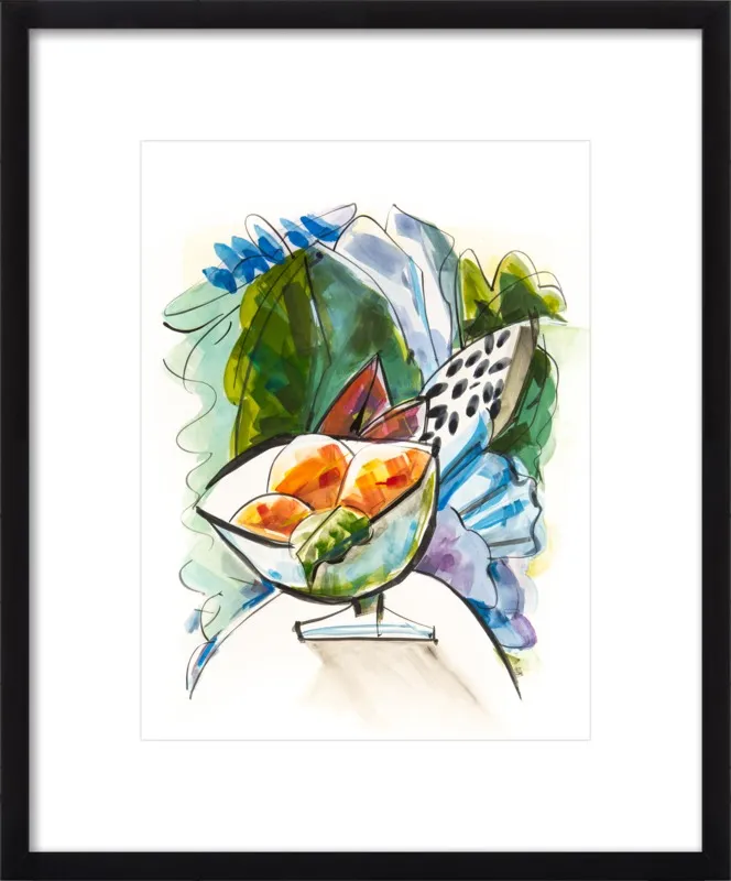 Still life with oranges by Becky Aubry for Artfully Walls