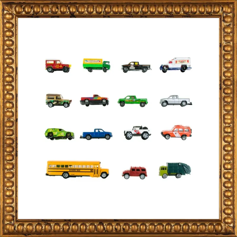Vintage Toy Trucks by Jennifer Steen Booher for Artfully Walls