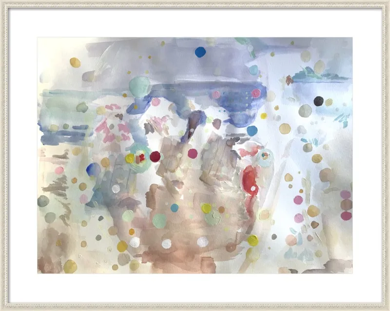 Beach scene (from memory)  by Hannah Dean for Artfully Walls
