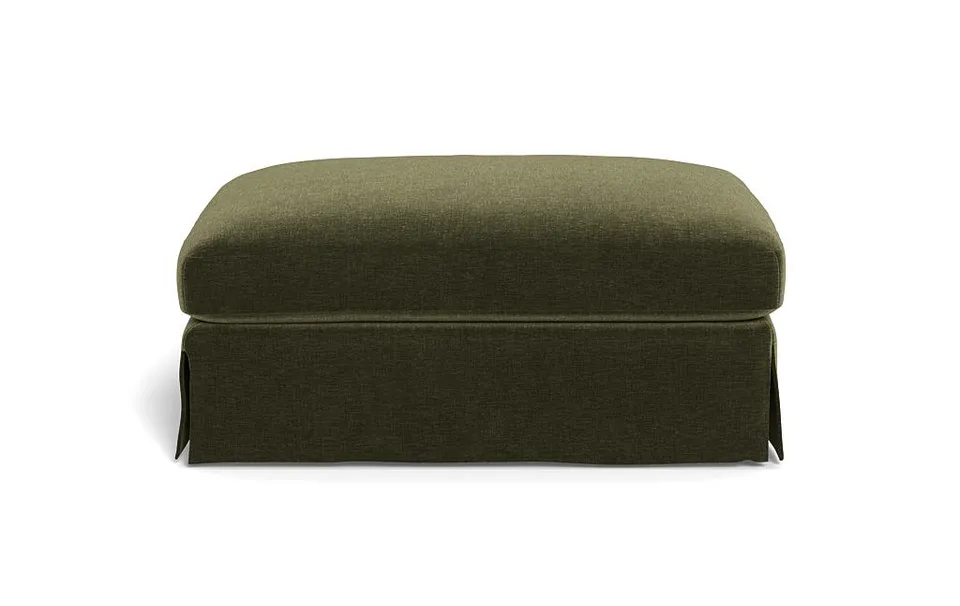 Maxwell Slipcovered Ottoman by Apartment Therapy