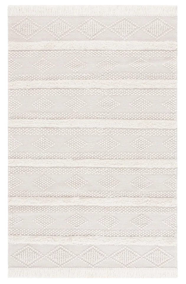 Safavieh Couture Natura Collection Hand Woven Area Rug, Natural / Ivory, 4' x 6'