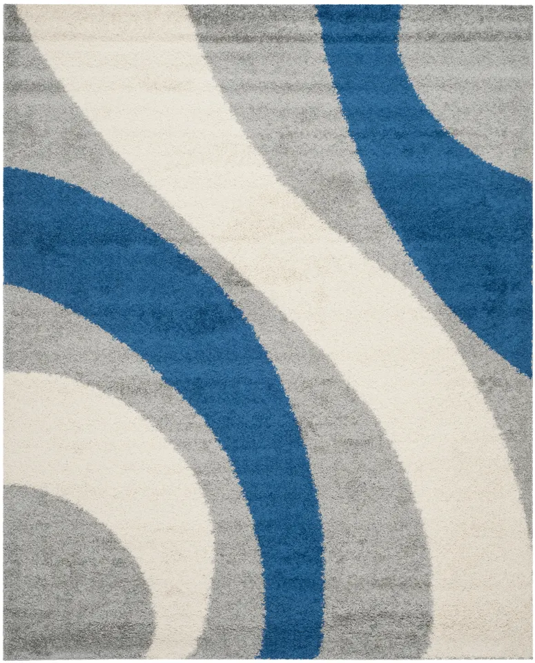 Arlo Home Woven Area Rug, SG914-8065, Grey/Blue,  8' X 10'