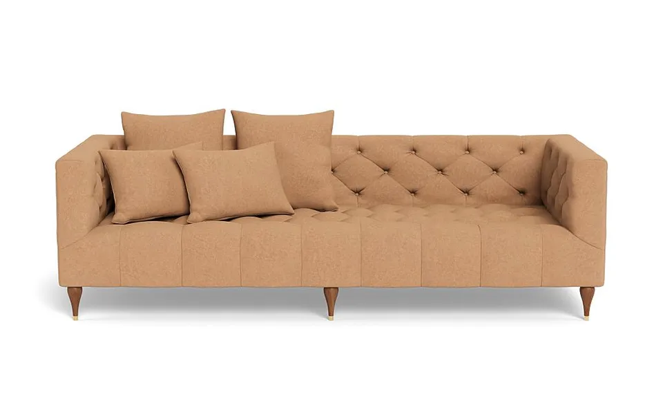 Ms. Chesterfield Leather Sofa by Apartment Therapy