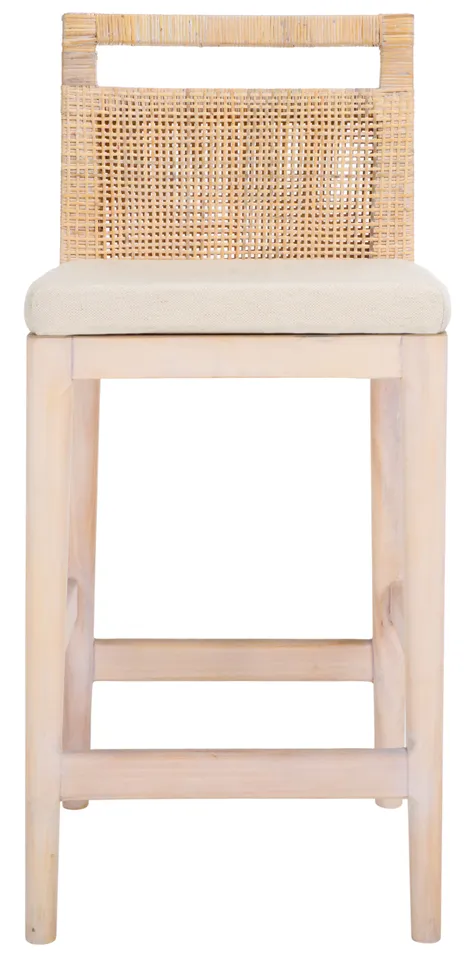 Darin Counter Stool - Natural / White