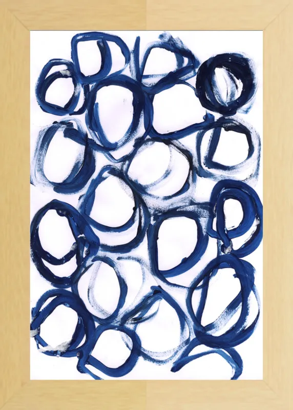 Blue Loops by morioke for Artfully Walls