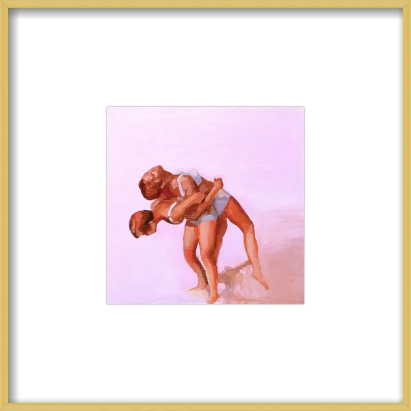 wrestling by Mary Sinner for Artfully Walls