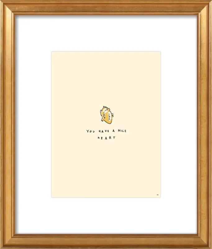 You Have A Nice Heart by Melody Hansen for Artfully Walls