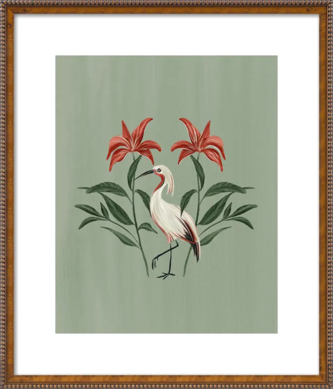 Tropical Crane by Nancy Noreth for Artfully Walls