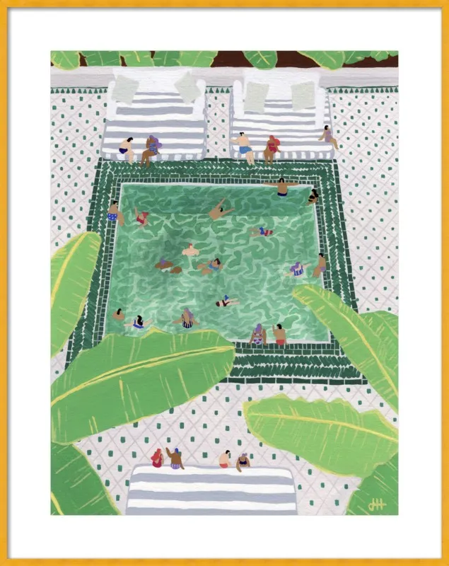 Green Riad by Joanne Ho for Artfully Walls