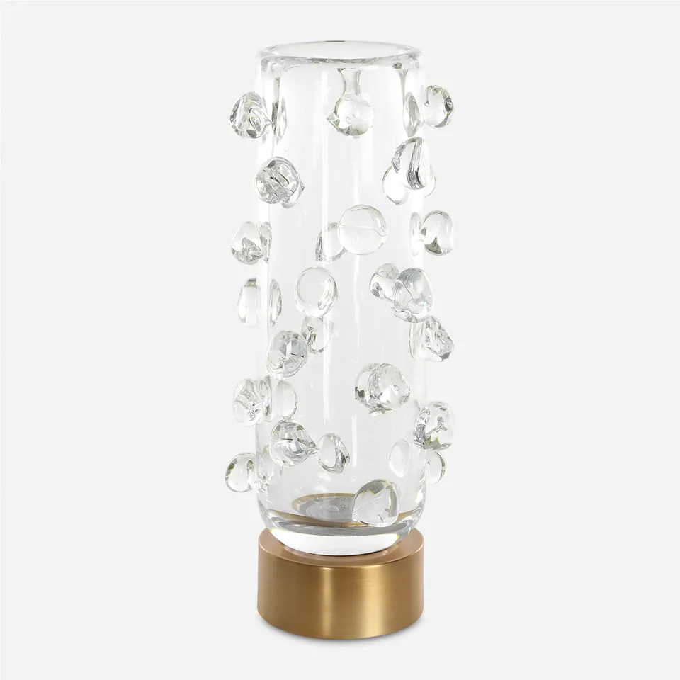 Aura Clear Glass Vase