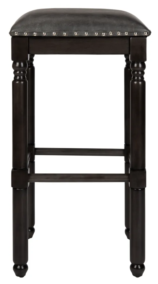 Preston Bar Stool, Set Of 2 - Grey / Grey Walnut