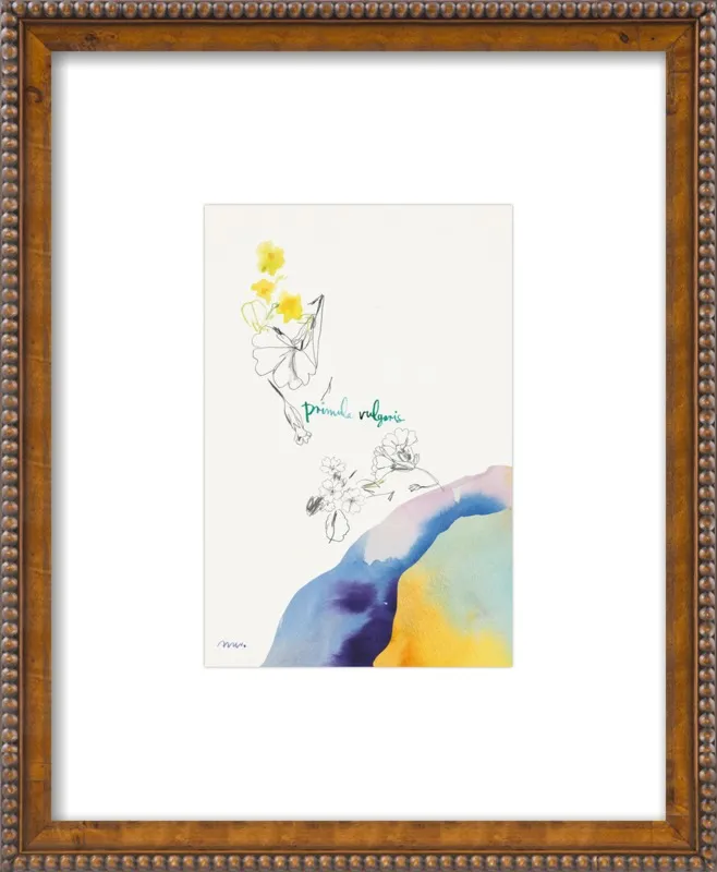 Primula Vulgaris by META WRABER for Artfully Walls