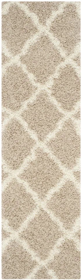Arlo Home Woven Area Rug, SGD257D, Beige/Ivory,  2' 3" X 12'