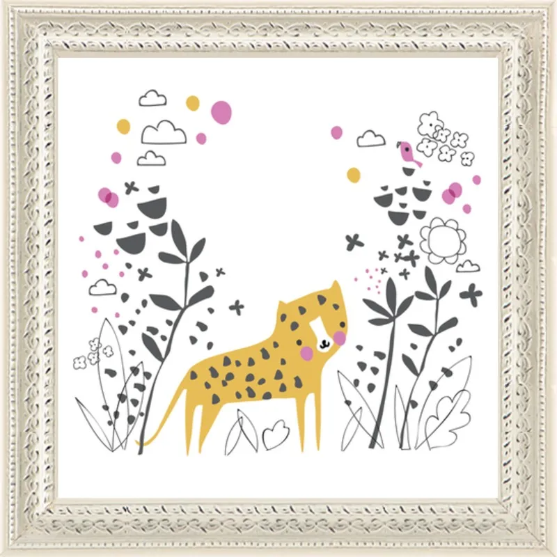 Little jungle leopard by Lizzie Mackay for Artfully Walls
