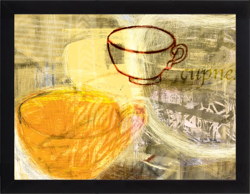 Still Life with Cups by Carmel Kushnir for Artfully Walls
