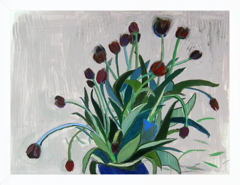 queen of the night tulip by Liz Innvar for Artfully Walls