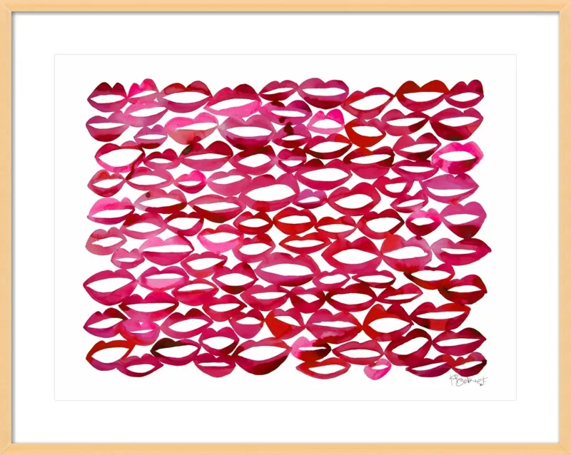 Juicy Lips by Kate Roebuck for Artfully Walls