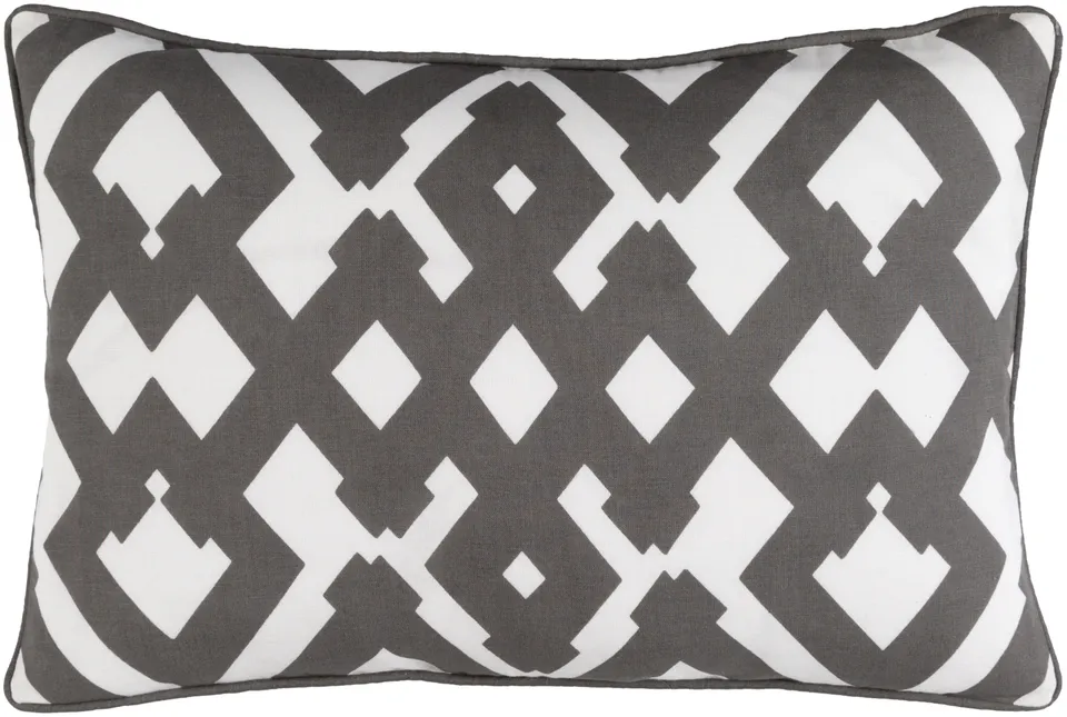 Large Zig Zag ZZG-002 20"L x 20"W Down Filled Pillow