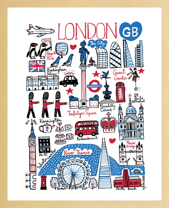 London by Julia Gash for Artfully Walls