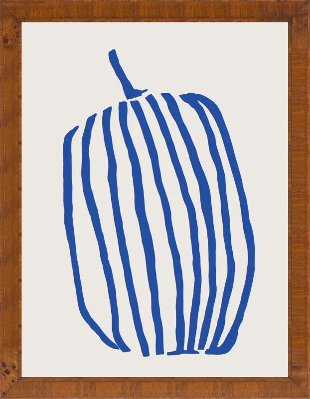 Striped pumpkin by Jessica Nielsen for Artfully Walls